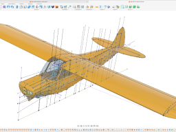 Piper PA-18 Model CAD Snapshots